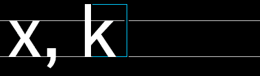 illustration of ascender-length